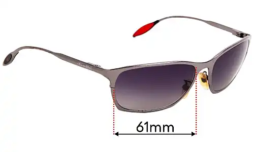 Sunglass Fix Verres de Remplacement pour Bolle Hampton - 61mm Wide Sunglass Fix Verres de Remplacement pour Bolle Hampton - 61mm Wide