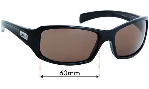 Sunglass Fix Verres de Remplacement pour Bolle Winslow - 60mm Wide Sunglass Fix Verres de Remplacement pour Bolle Winslow - 60mm Wide