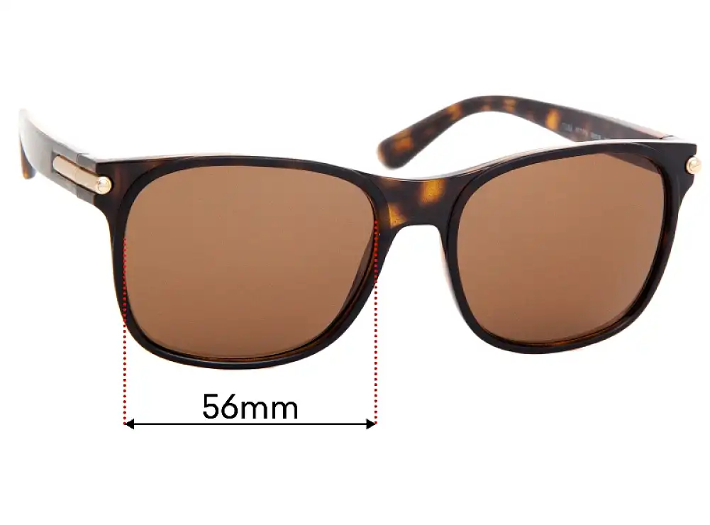 Sunglass Fix Verres de Remplacement pour Bvlgari 7033 - 56mm Wide Sunglass Fix Verres de Remplacement pour Bvlgari 7033 - 56mm Wide