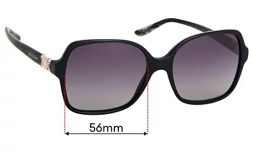 Sunglass Fix Verres de Remplacement pour Bvlgari 8164-B - 56mm Wide Sunglass Fix Verres de Remplacement pour Bvlgari 8164-B - 56mm Wide