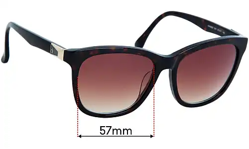 Sunglass Fix Verres de Remplacement pour Calvin Klein CK4292S - 57mm Wide Sunglass Fix Verres de Remplacement pour Calvin Klein CK4292S - 57mm Wide