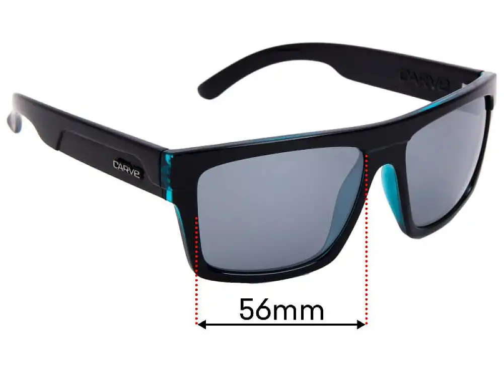 Sunglass Fix Lentilles de Remplacement pour Carve Volley - 56mm Wide Sunglass Fix Lentilles de Remplacement pour Carve Volley - 56mm Wide