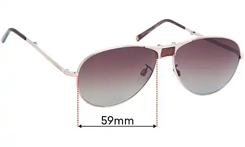 Sunglass Fix Verres de Remplacement pour Chanel 4139-Q - 59mm Wide Sunglass Fix Verres de Remplacement pour Chanel 4139-Q - 59mm Wide