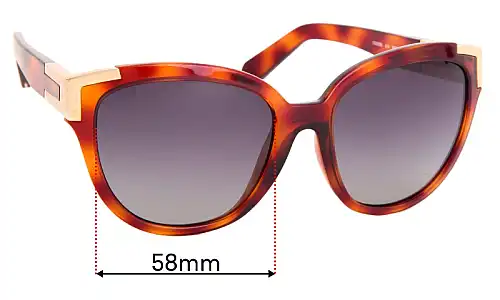 Sunglass Fix Verres de Remplacement pour Chloe CE 635S - 58mm Wide Sunglass Fix Verres de Remplacement pour Chloe CE 635S - 58mm Wide