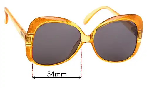 Sunglass Fix Verres de Remplacement pour Christian Dior 2241 - 54mm Wide Sunglass Fix Verres de Remplacement pour Christian Dior 2241 - 54mm Wide