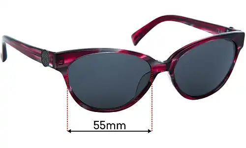 Sunglass Fix Lentilles de Remplacement pour Cole Haan C642 - 55mm Wide Cole Haan C642 Lentilles de Remplacement 55mm wide