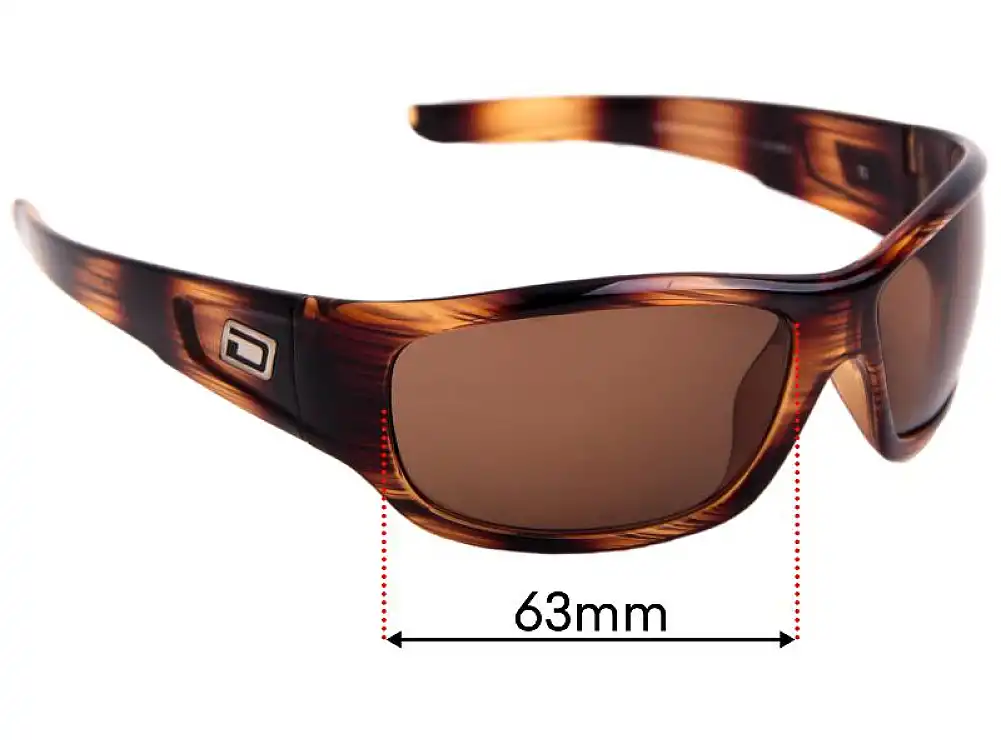 Sunglass Fix Verres de Remplacement pour Dirty Dog Sythe - 63mm Wide Sunglass Fix Verres de Remplacement pour Dirty Dog Sythe - 63mm Wide