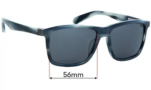 Sunglass Fix Lentilles de Remplacement pour Dragon Dan DR518S - 56mm Wide Dragon Dan DR518S Lentilles de Remplacement 56mm wide
