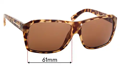 Sunglass Fix Verres de Remplacement pour Electric Captain Ahab - 61mm Wide Sunglass Fix Verres de Remplacement pour Electric Captain Ahab - 61mm Wide