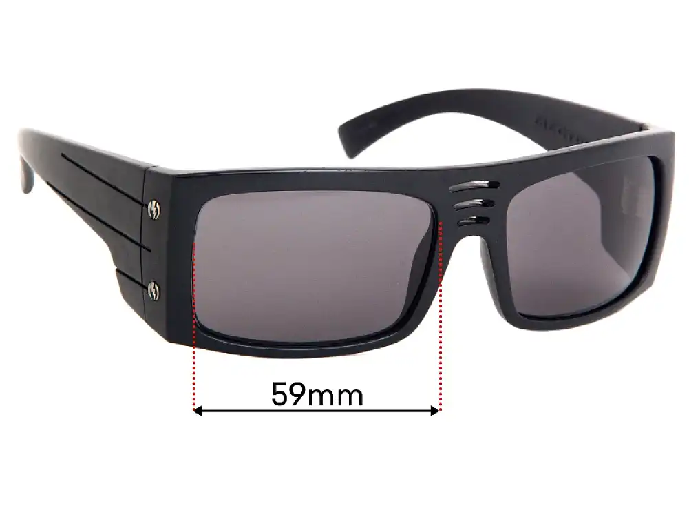Sunglass Fix Verres de Remplacement pour Electric CB4 - 59mm Wide Sunglass Fix Verres de Remplacement pour Electric CB4 - 59mm Wide