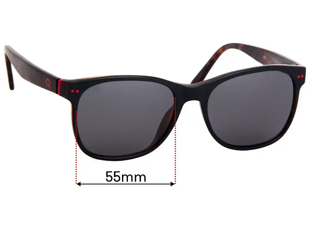 Sunglass Fix Verres de Remplacement pour Etnia Barcelona Leblon - 55mm Wide Sunglass Fix Verres de Remplacement pour Etnia Barcelona Leblon - 55mm Wide