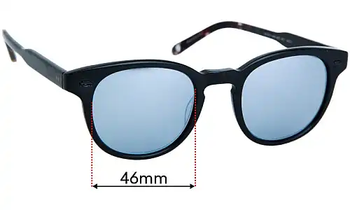 Sunglass Fix Verres de Remplacement pour Garrett Leight Warren - 46mm Wide Sunglass Fix Verres de Remplacement pour Garrett Leight Warren - 46mm Wide