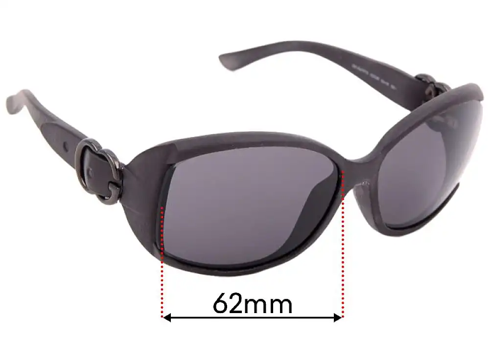 Sunglass Fix Verres de Remplacement pour Gucci GG3521/F/S - 62mm Wide Sunglass Fix Verres de Remplacement pour Gucci GG3521/F/S - 62mm Wide