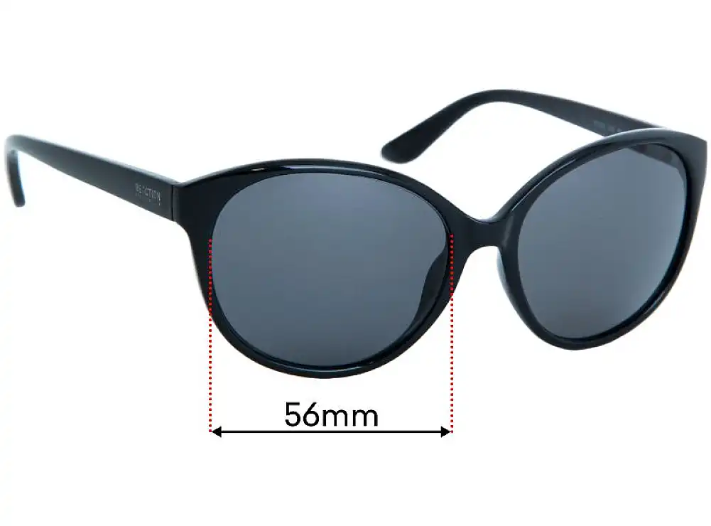 Sunglass Fix Verres de Remplacement pour Kenneth Cole KC1283 - 56mm Wide Sunglass Fix Verres de Remplacement pour Kenneth Cole KC1283 - 56mm Wide