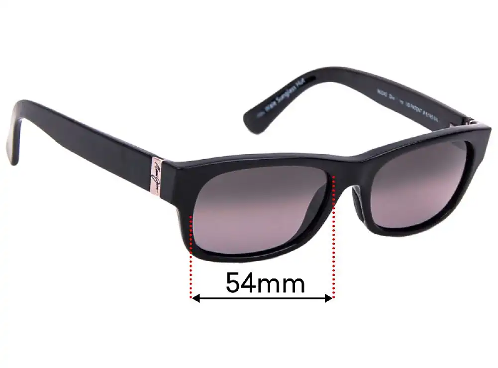 Sunglass Fix Lentilles de Remplacement pour Maui Jim MJ242 Dive Deep - 54mm Wide Sunglass Fix Lentilles de Remplacement pour Maui Jim MJ242 Dive Deep - 54mm Wide