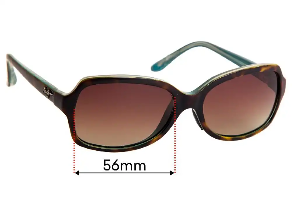 Sunglass Fix Lentilles de Remplacement pour Maui Jim MJ700 Cloud Break - 56mm Wide Sunglass Fix Lentilles de Remplacement pour Maui Jim MJ700 Cloud Break - 56mm Wide