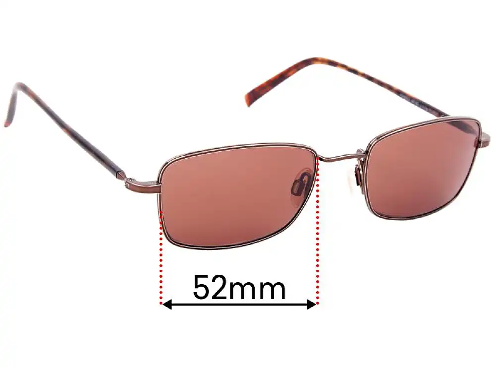 Sunglass Fix Verres de Remplacement pour Maui Jim MJ712 Paniolo - 52mm Wide Sunglass Fix Verres de Remplacement pour Maui Jim MJ712 Paniolo - 52mm Wide