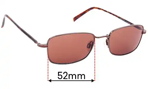 Sunglass Fix Verres de Remplacement pour Maui Jim MJ712 Paniolo - 52mm Wide Sunglass Fix Verres de Remplacement pour Maui Jim MJ712 Paniolo - 52mm Wide