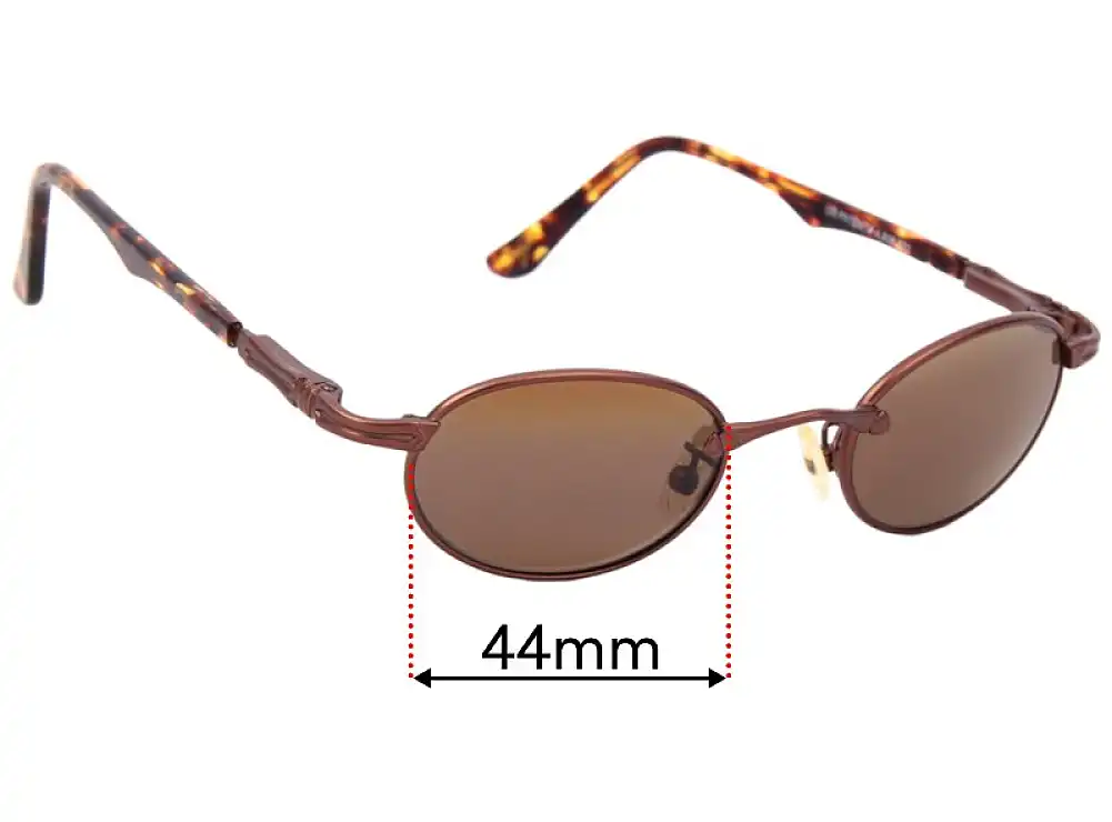 Sunglass Fix Verres de Remplacement pour Maui Jim MJ143 Tiny Bubbles - 44mm Wide Sunglass Fix Verres de Remplacement pour Maui Jim MJ143 Tiny Bubbles - 44mm Wide