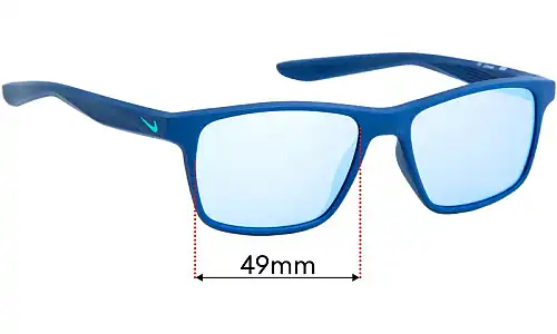 Sunglass Fix Lentilles de Remplacement pour Nike EV1160 Whiz - 49mm Wide Nike EV1160 Whiz Lentilles de Remplacement 49mm wide