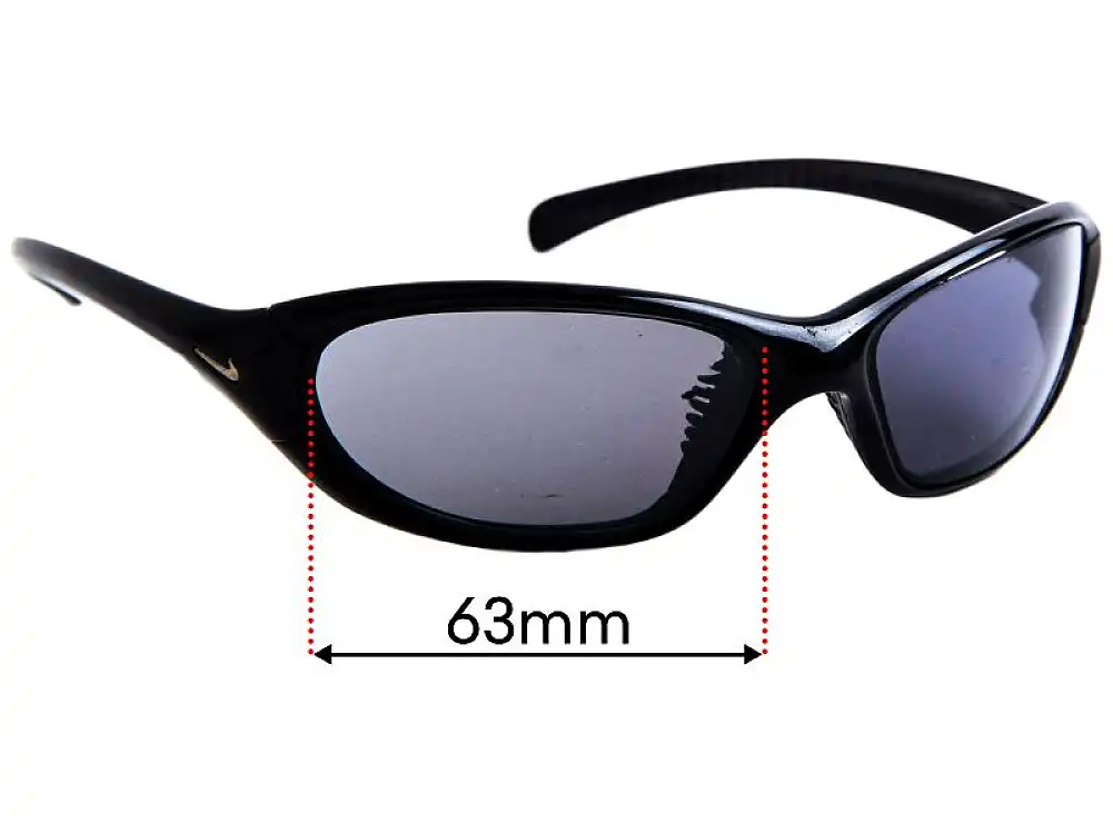 Sunglass Fix Verres de Remplacement pour Nike EV0136 Interchange 80 - 63mm Wide Sunglass Fix Verres de Remplacement pour Nike EV0136 Interchange 80 - 63mm Wide