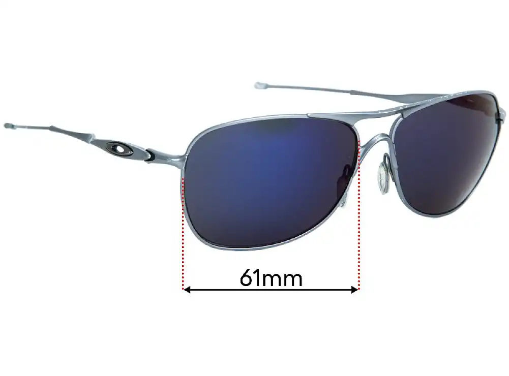 Sunglass Fix Verres de Remplacement pour Oakley Crosshair OO4060 - 61mm Wide Sunglass Fix Verres de Remplacement pour Oakley Crosshair OO4060 - 61mm Wide