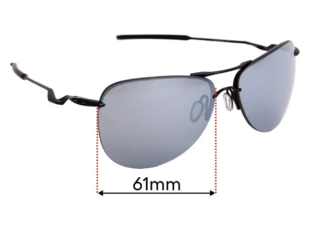 Sunglass Fix Lentilles de Remplacement pour Oakley Tailpin OO4086 - 61mm Wide Sunglass Fix Lentilles de Remplacement pour Oakley Tailpin OO4086 - 61mm Wide