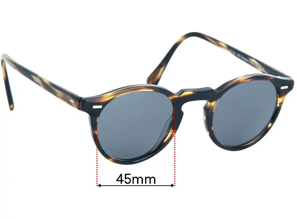 Sunglass Fix Lentilles de Remplacement pour Oliver Peoples OV5186 Gregory Peck - 45mm Wide Sunglass Fix Lentilles de Remplacement pour Oliver Peoples OV5186 Gregory Peck - 45mm Wide