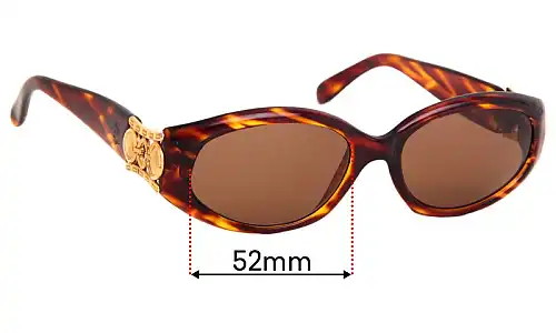 Sunglass Fix Verres de Remplacement pour Oroton HI 1184 - 52mm Wide Sunglass Fix Verres de Remplacement pour Oroton HI 1184 - 52mm Wide