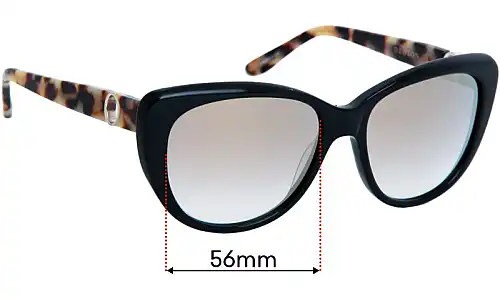 Sunglass Fix Verres de Remplacement pour Oroton Estrella - 56mm Wide Sunglass Fix Verres de Remplacement pour Oroton Estrella - 56mm Wide