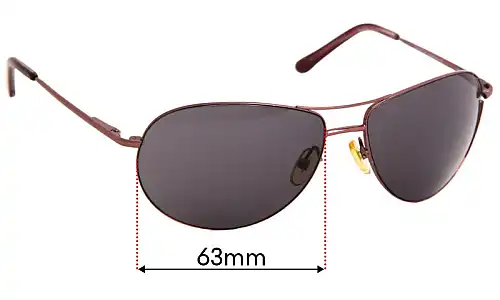 Sunglass Fix Lentilles de Remplacement pour Oroton Oahu - 63mm Wide Oroton Oahu Lentilles de Remplacement 63mm wide