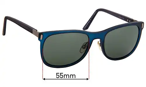 Sunglass Fix Verres de Remplacement pour Osiris Sun Rx 29 - 55mm Wide Sunglass Fix Verres de Remplacement pour Osiris Sun Rx 29 - 55mm Wide