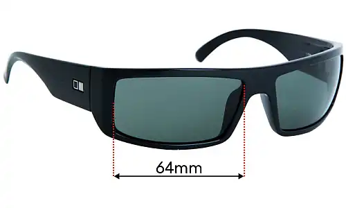 Sunglass Fix Verres de Remplacement pour Otis Barricade - 64mm Wide Sunglass Fix Verres de Remplacement pour Otis Barricade - 64mm Wide
