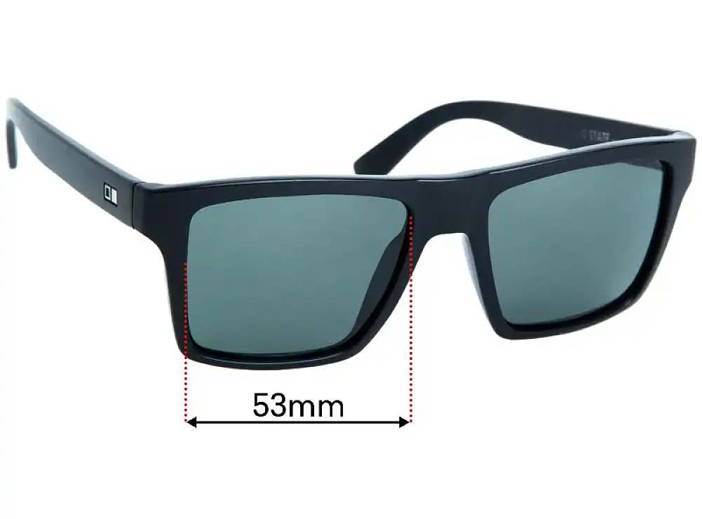 Sunglass Fix Verres de Remplacement pour Otis Solid State - 53mm Wide Sunglass Fix Verres de Remplacement pour Otis Solid State - 53mm Wide