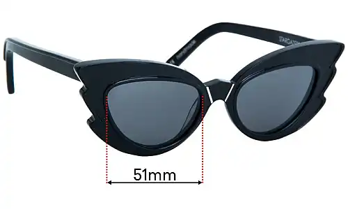 Sunglass Fix Lentilles de Remplacement pour Pared Stargazers - 51mm Wide Pared Stargazers Lentilles de Remplacement 51mm wide