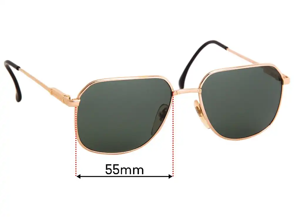 Sunglass Fix Verres de Remplacement pour Pole Optik MOD 9436 - 55mm Wide Sunglass Fix Verres de Remplacement pour Pole Optik MOD 9436 - 55mm Wide