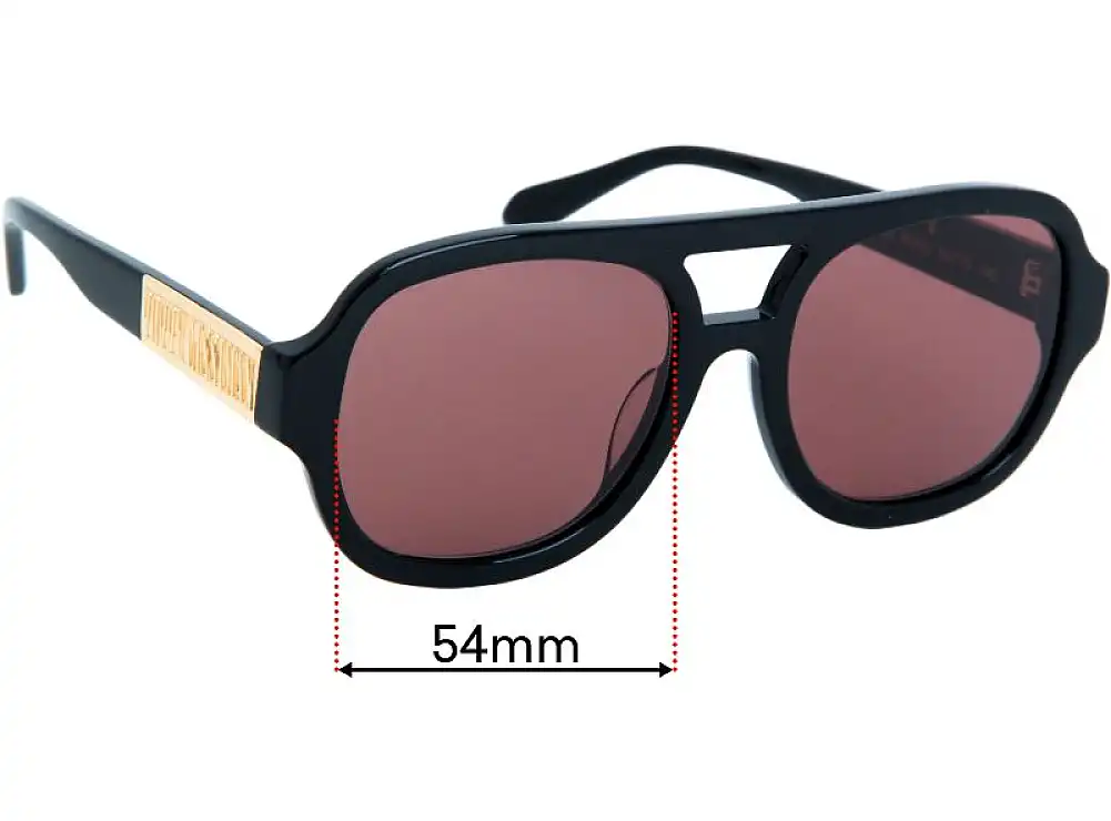 Sunglass Fix Lentilles de Remplacement pour Poppy Lissiman JimBob - 54mm Wide Sunglass Fix Lentilles de Remplacement pour Poppy Lissiman JimBob - 54mm Wide