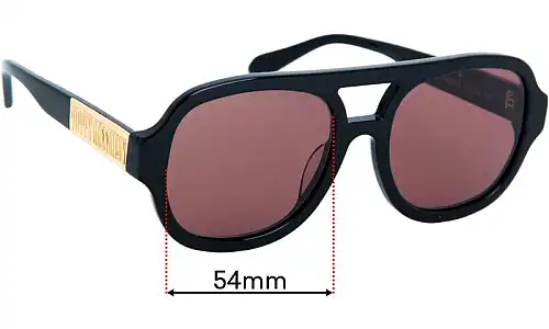 Sunglass Fix Lentilles de Remplacement pour Poppy Lissiman JimBob - 54mm Wide Poppy Lissiman JimBob Lentilles de Remplacement 54mm wide