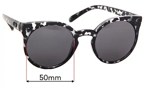Sunglass Fix Verres de Remplacement pour Quay Kosha - 50mm Wide Sunglass Fix Verres de Remplacement pour Quay Kosha - 50mm Wide