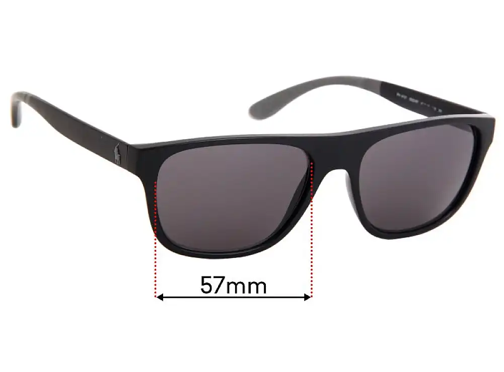 Sunglass Fix Verres de Remplacement pour Polo Polo PH 4131 - 57mm Wide Sunglass Fix Verres de Remplacement pour Polo Polo PH 4131 - 57mm Wide