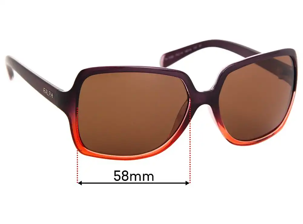 Sunglass Fix Lentilles de Remplacement pour Polo RA 5089 - 58mm Wide Sunglass Fix Lentilles de Remplacement pour Polo RA 5089 - 58mm Wide
