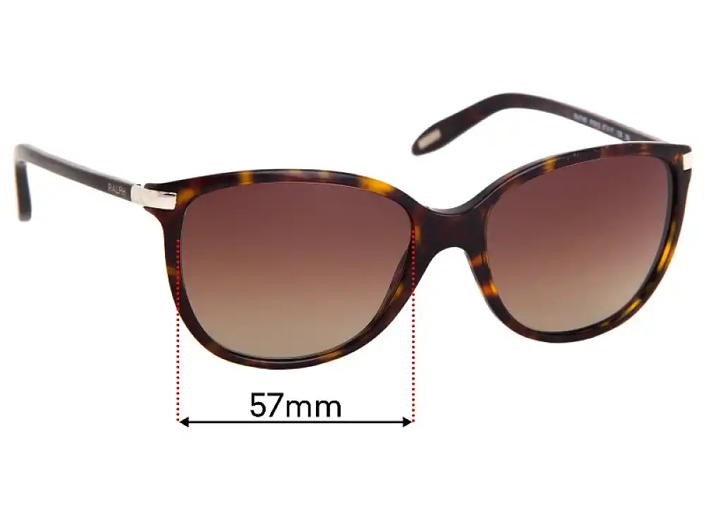 Sunglass Fix Lentilles de Remplacement pour Polo RA 5160 - 57mm Wide Sunglass Fix Lentilles de Remplacement pour Polo RA 5160 - 57mm Wide