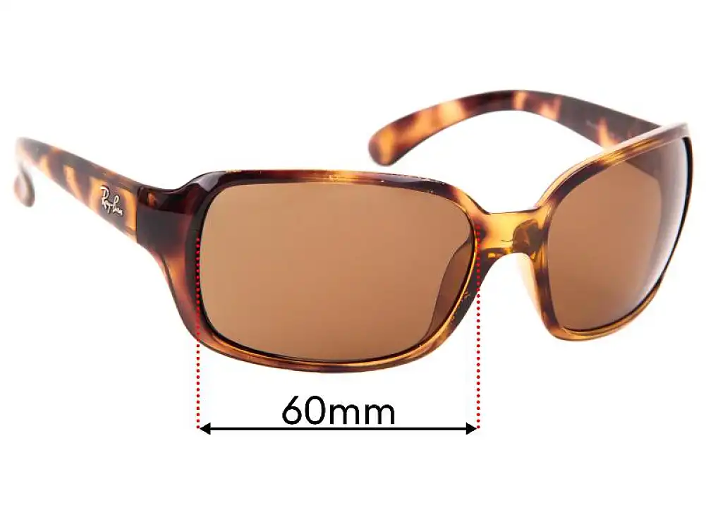 Sunglass Fix Lentilles de Remplacement pour Ray-Ban RAJ1554 - 43mm high - 60mm Wide Sunglass Fix Lentilles de Remplacement pour Ray-Ban RAJ1554 - 43mm high - 60mm Wide