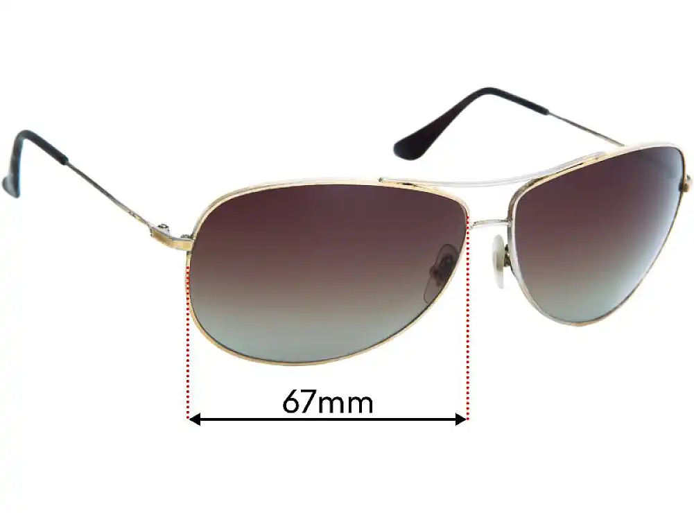 Sunglass Fix Lentilles de Remplacement pour Ray-Ban RB3293 Aviator - 67mm Wide Sunglass Fix Lentilles de Remplacement pour Ray-Ban RB3293 Aviator - 67mm Wide
