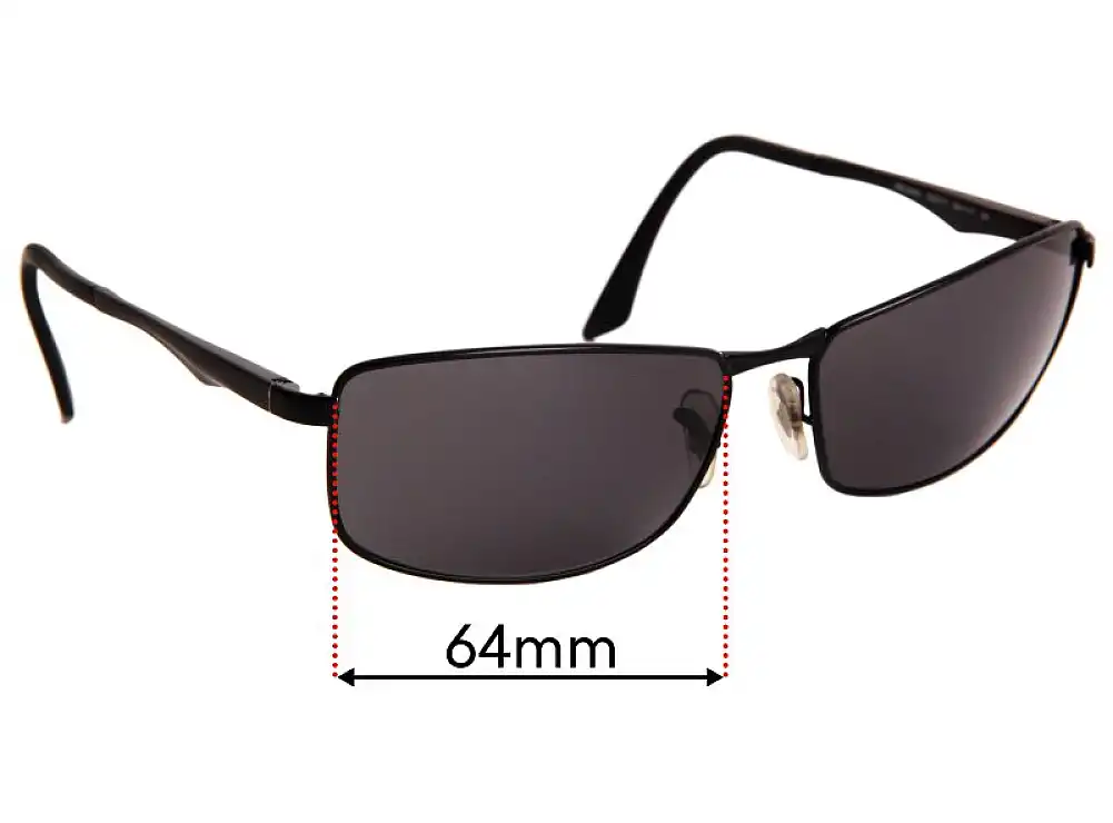 Sunglass Fix Lentilles de Remplacement pour Ray-Ban RB3498 - 64mm Wide Sunglass Fix Lentilles de Remplacement pour Ray-Ban RB3498 - 64mm Wide