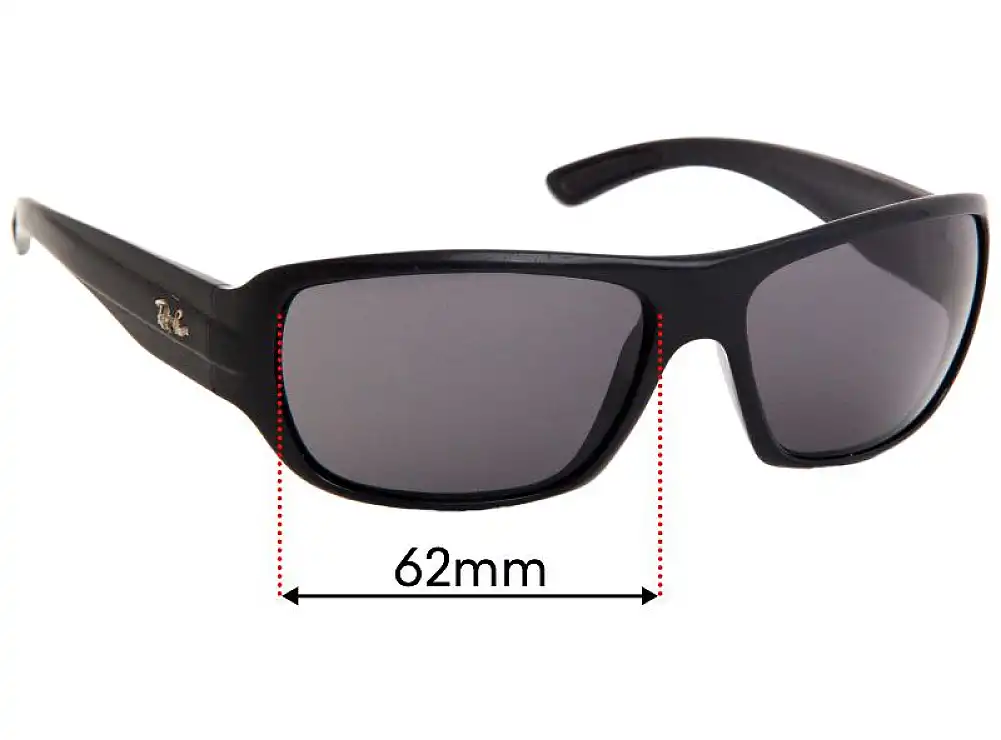Sunglass Fix Verres de Remplacement pour Ray-Ban RB4150 - 62mm Wide Sunglass Fix Verres de Remplacement pour Ray-Ban RB4150 - 62mm Wide