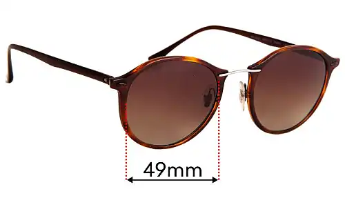 Sunglass Fix Lentilles de Remplacement pour Ray-Ban RB4242 LightRay - 49mm Wide Ray-Ban RB4242 LightRay Lentilles de Remplacement 49mm wide