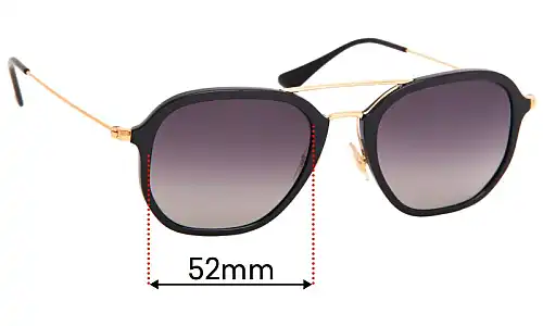Sunglass Fix Verres de Remplacement pour Ray-Ban RB4273 - 52mm Wide Sunglass Fix Verres de Remplacement pour Ray-Ban RB4273 - 52mm Wide