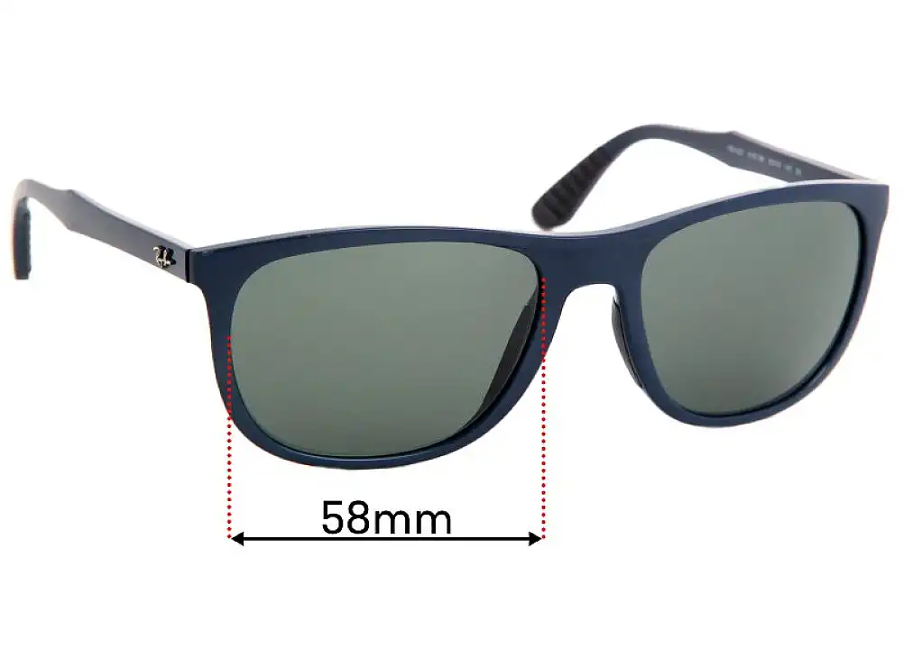 Sunglass Fix Lentilles de Remplacement pour Ray-Ban RB4291 - 58mm Wide Sunglass Fix Lentilles de Remplacement pour Ray-Ban RB4291 - 58mm Wide