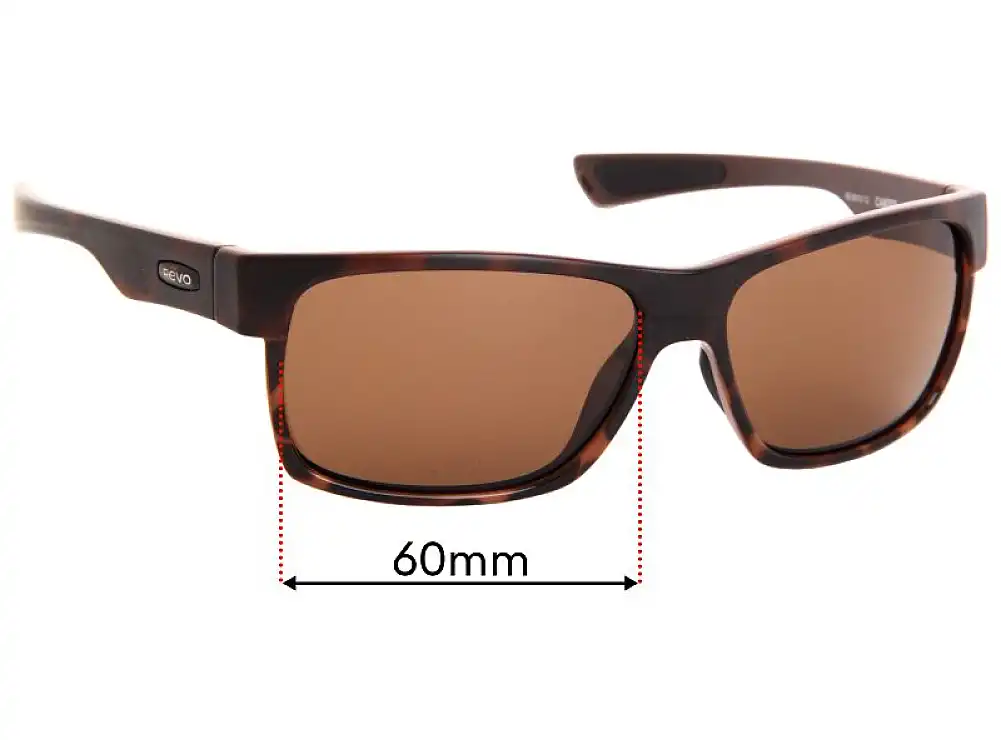 Sunglass Fix Verres de Remplacement pour Revo RE5011X Camden - 60mm Wide Sunglass Fix Verres de Remplacement pour Revo RE5011X Camden - 60mm Wide